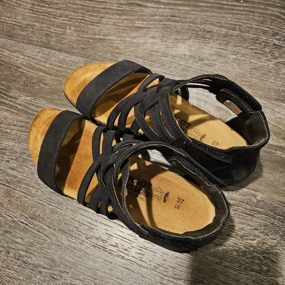Naot Black Marita Gladiator Sandals 37 - Picture 13 of 14